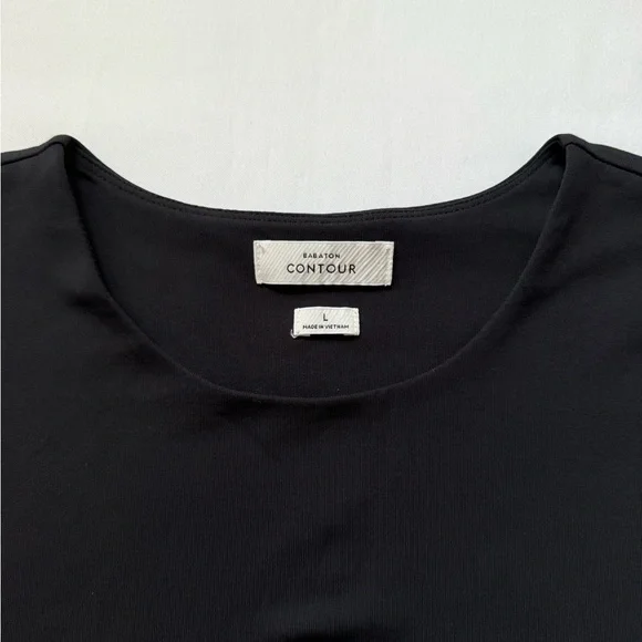 Aritzia Babaton Contour Short Sleeve Black Bodysuit - Picture 7 of 7